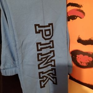 Pink Blue Sweat Pants